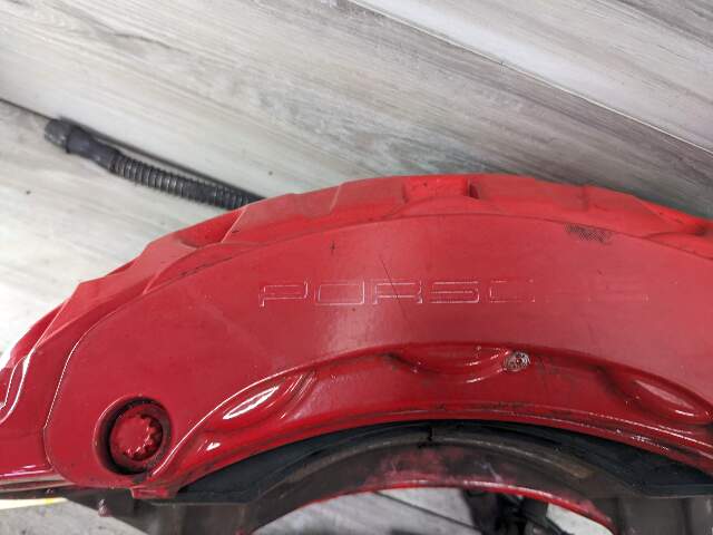 10-16 OEM Porsche Panamera Turbo S 4.4L AWD Front Rear Brembo Calipers Red SET