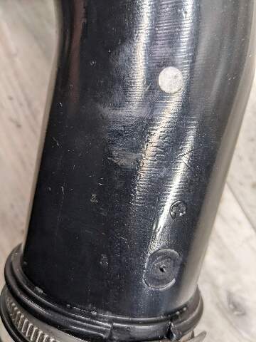 10-16 OEM Porsche Panamera Turbo S Right Engine Air Intake Hose Pipe Connector