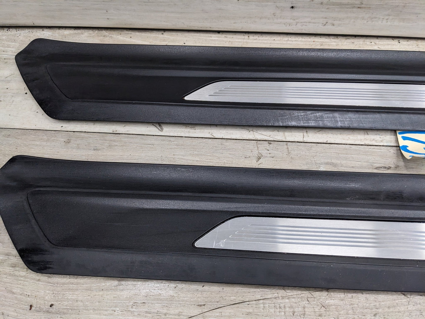 15-20 OEM BMW F83 M4 Convertible Front Right Left Door Sills Cover Trim Pair