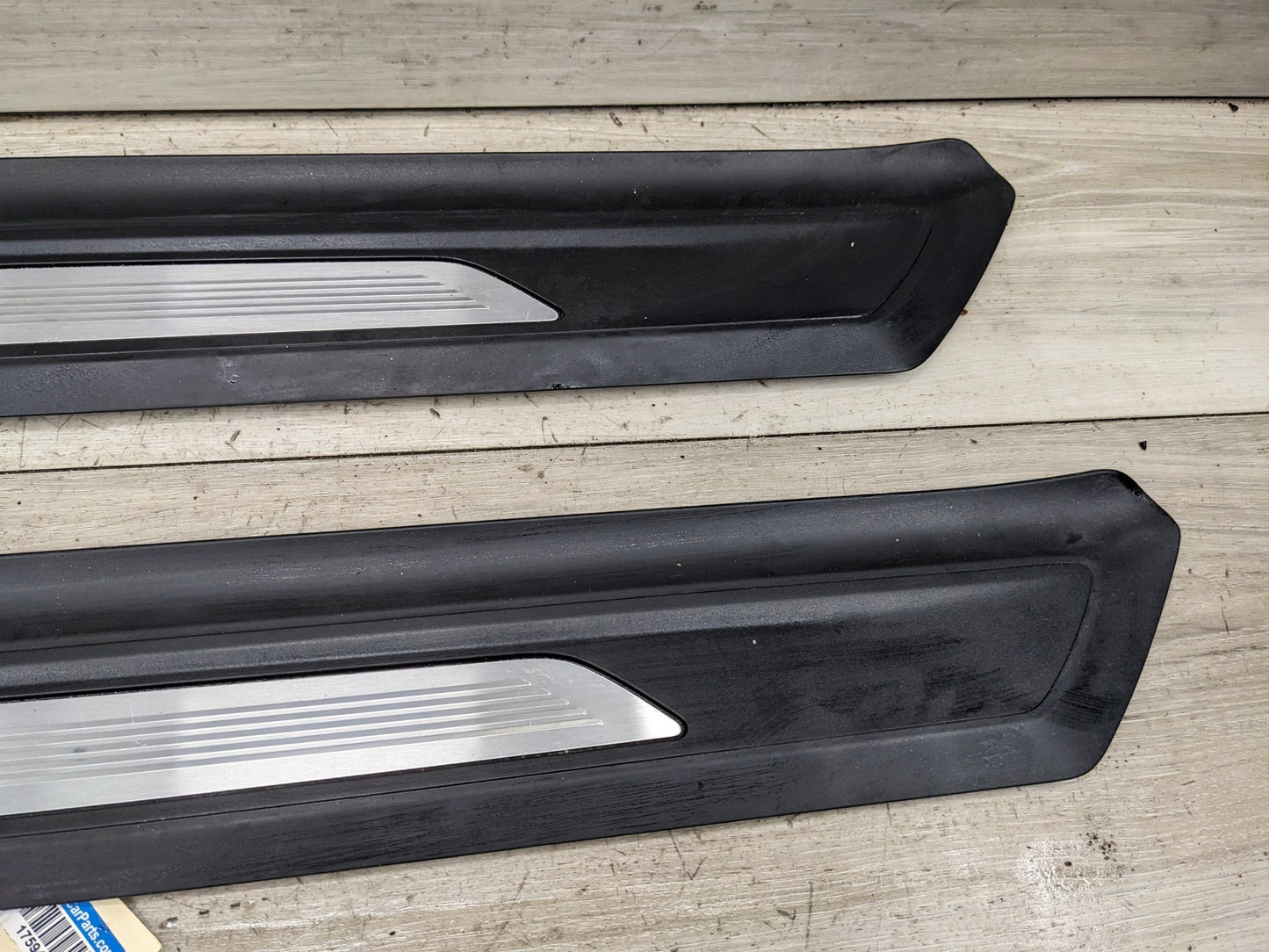 15-20 OEM BMW F83 M4 Convertible Front Right Left Door Sills Cover Trim Pair