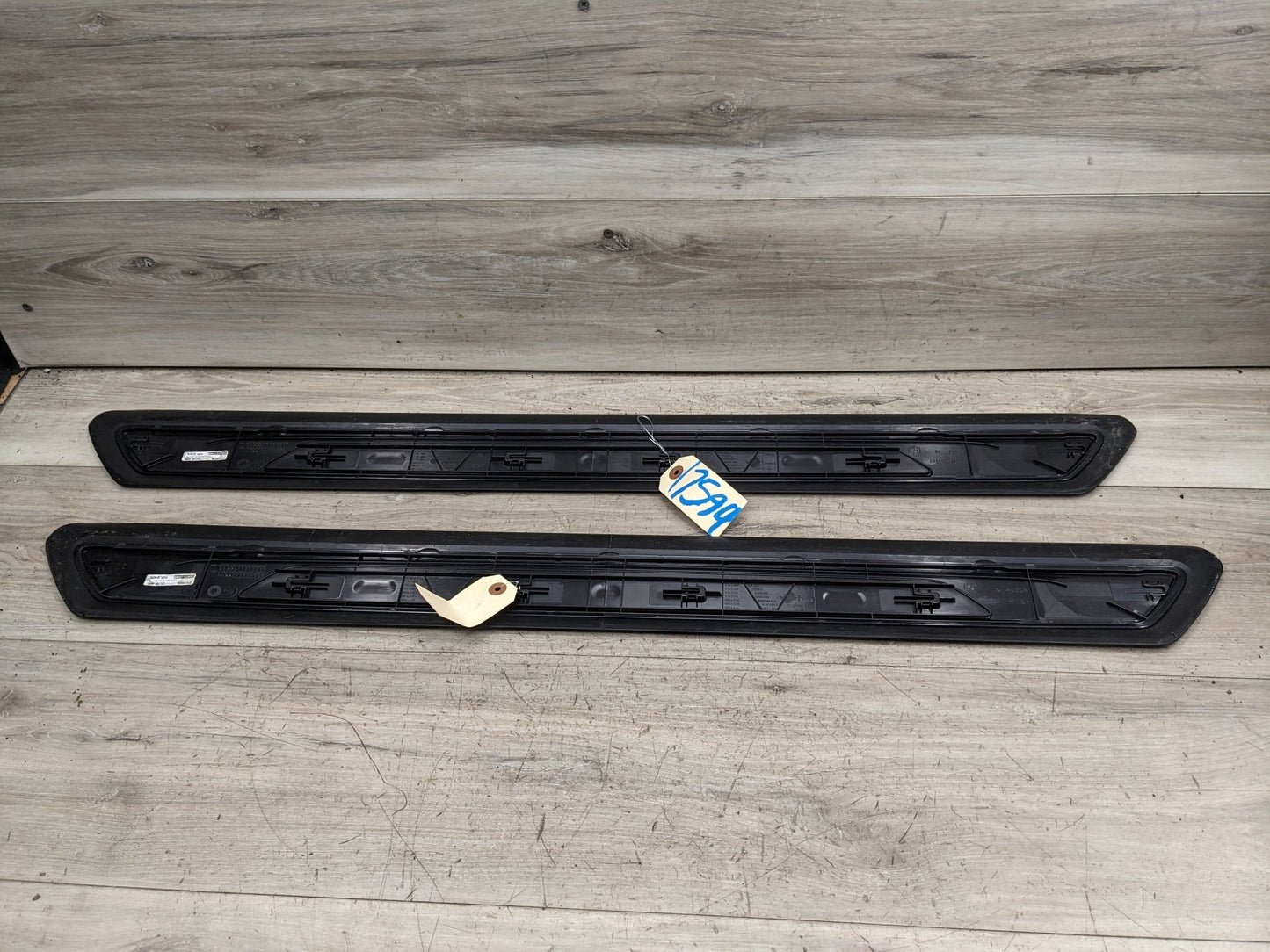 15-20 OEM BMW F83 M4 Convertible Front Right Left Door Sills Cover Trim Pair