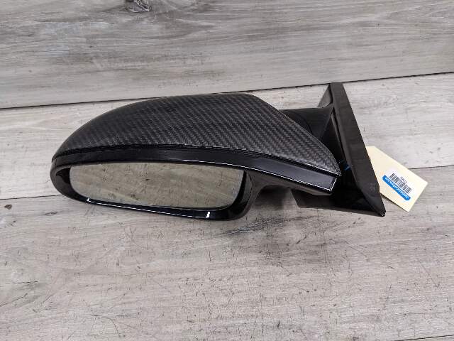 15-18 OEM BMW F83 M4 Left Driver Mirror Assembly Auto Dip Camera Black