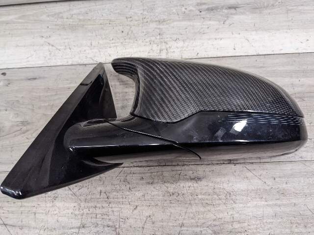 15-18 OEM BMW F83 M4 Left Driver Mirror Assembly Auto Dip Camera Black