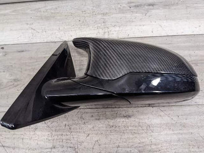 15-18 OEM BMW F83 M4 Left Driver Mirror Assembly Auto Dip Camera Black