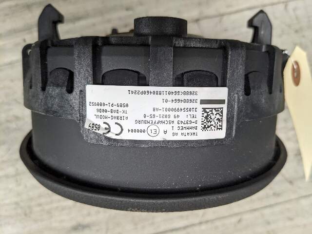OEM BMW E82 E90 E92 E93 Front Driver SPORT Steering Wheel Airbag Air Bag Black