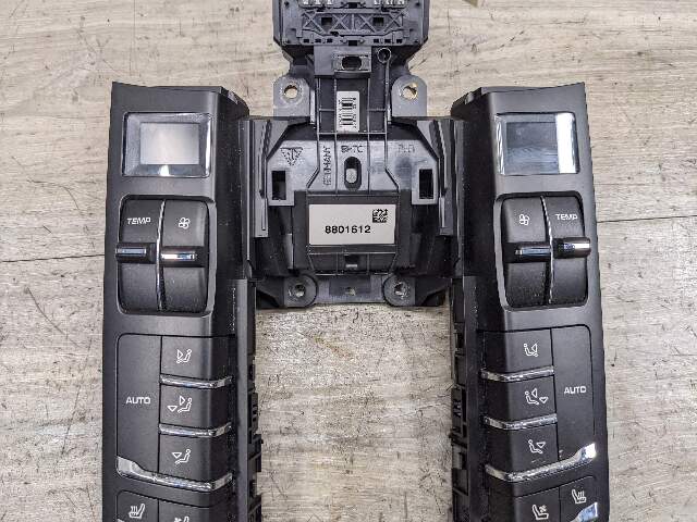 10-16 OEM Porsche Panamera Rear AC Control Swithch Panel Console