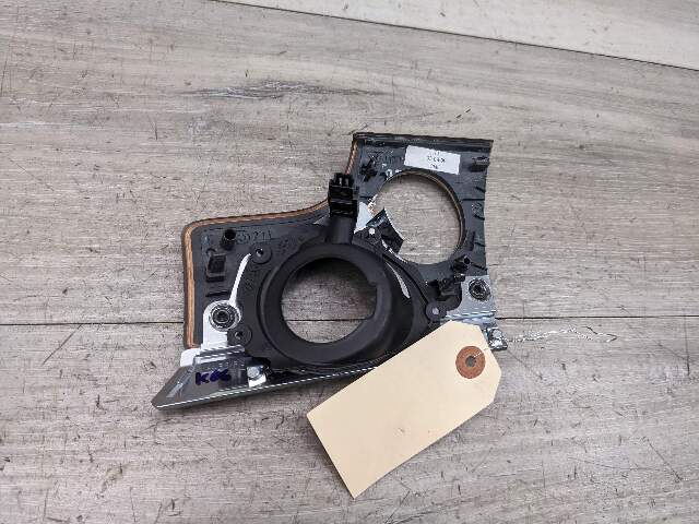 10-16 OEM Porsche Panamera Dash Ignition Key Hole Panel Trim Wood Trim