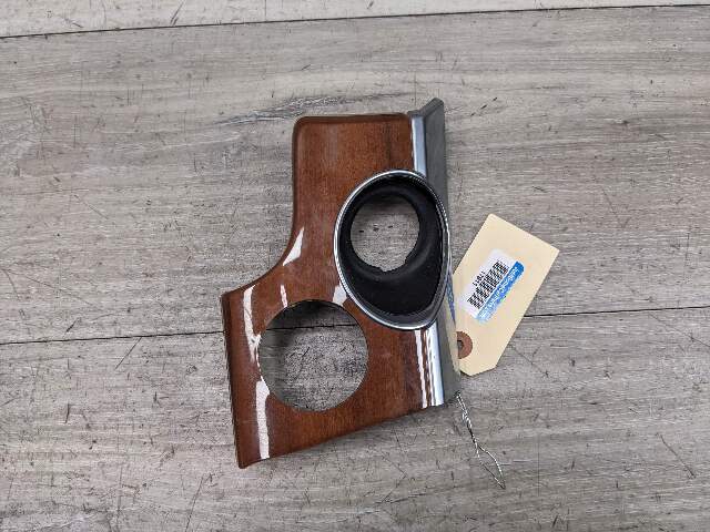 10-16 OEM Porsche Panamera Dash Ignition Key Hole Panel Trim Wood Trim