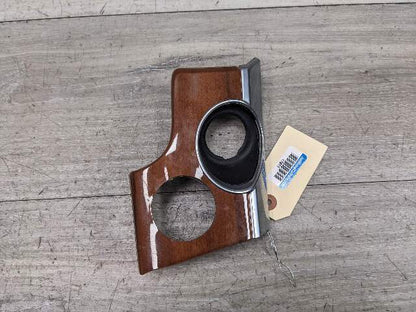10-16 OEM Porsche Panamera Dash Ignition Key Hole Panel Trim Wood Trim