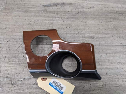 10-16 OEM Porsche Panamera Dash Ignition Key Hole Panel Trim Wood Trim