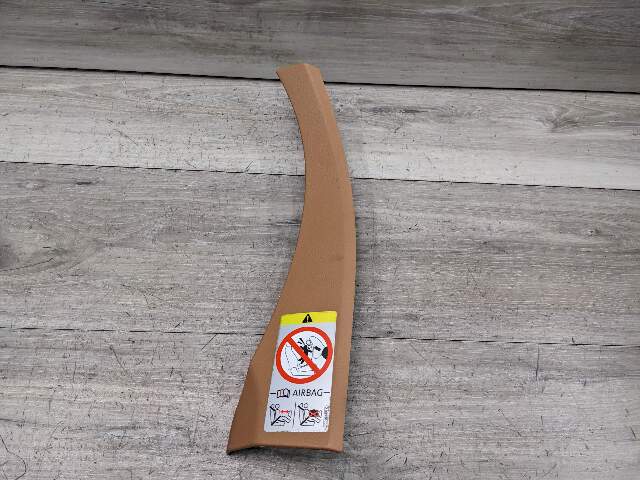 10-16 OEM Porsche Panamera Front Right Passenger Side A Pillar Cover Trim Beige