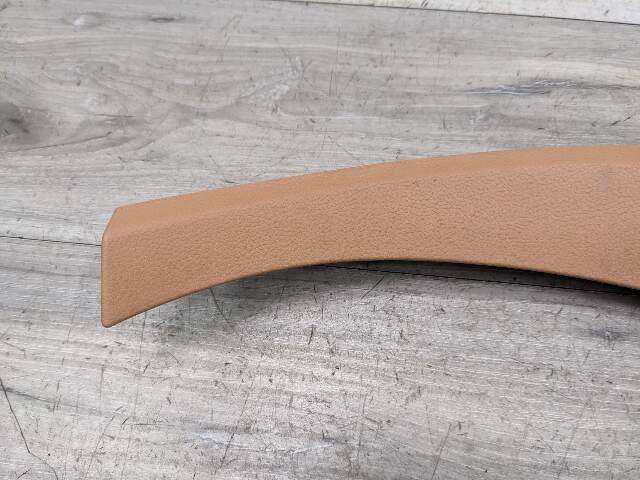 10-16 OEM Porsche Panamera Front Right Passenger Side A Pillar Cover Trim Beige
