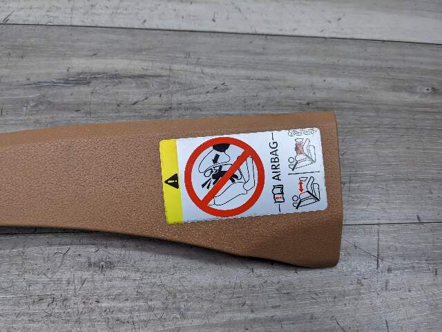 10-16 OEM Porsche Panamera Front Right Passenger Side A Pillar Cover Trim Beige