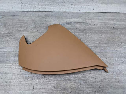 10-16 OEM Porsche Panamera Dashboard Left Driver Side End Cap Trim Cover Beige