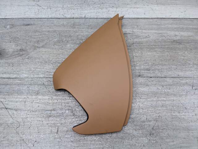 10-16 OEM Porsche Panamera Dashboard Left Driver Side End Cap Trim Cover Beige
