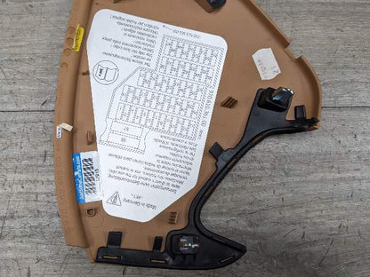 10-16 OEM Porsche Panamera Dashboard Left Driver Side End Cap Trim Cover Beige