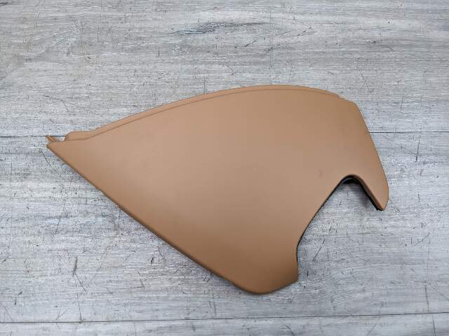 10-16 OEM Porsche Panamera Dashboard Left Driver Side End Cap Trim Cover Beige