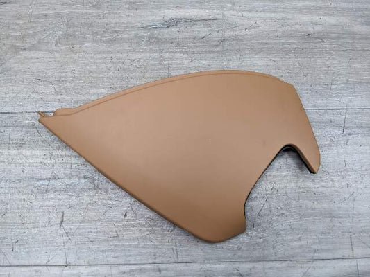 10-16 OEM Porsche Panamera Dashboard Left Driver Side End Cap Trim Cover Beige