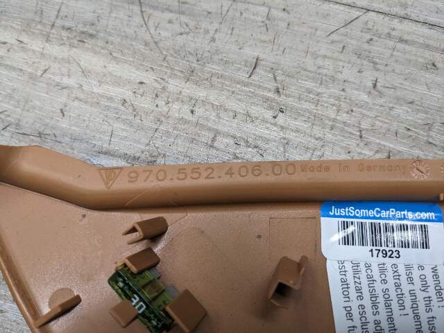 10-16 OEM Porsche Panamera Dashboard Right Passenger Side End Cap Trim Cover