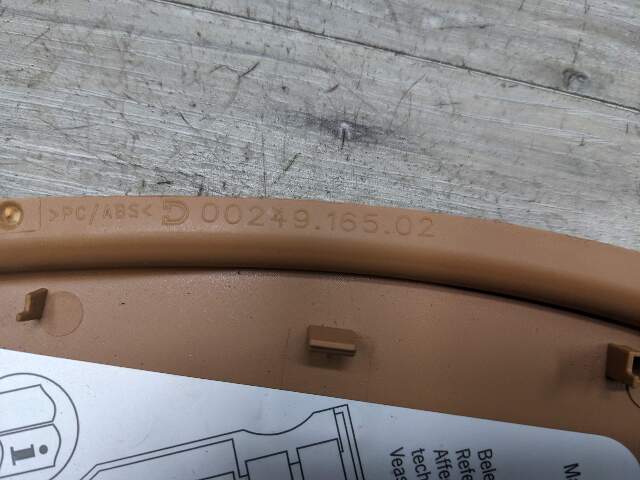 10-16 OEM Porsche Panamera Dashboard Right Passenger Side End Cap Trim Cover