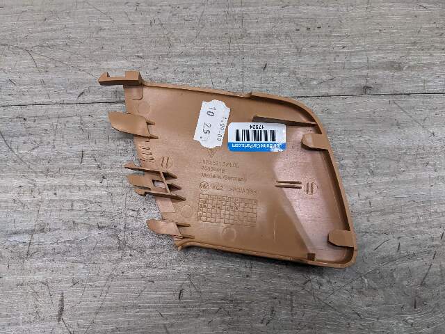 10-16 OEM Porsche Panamera Front Right Lower Seat Trim Cover Panel Beige