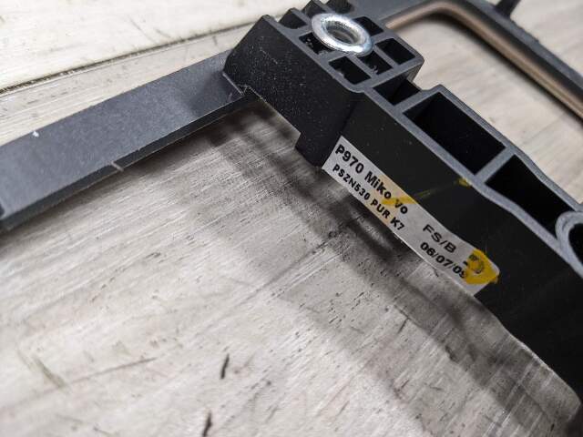10-16 OEM Porsche Panamera Front Center Console Bezel Trim Wood