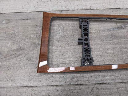 10-16 OEM Porsche Panamera Front Center Console Bezel Trim Wood