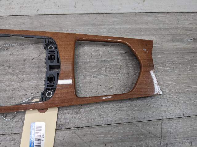 10-16 OEM Porsche Panamera Front Center Console Bezel Trim Wood