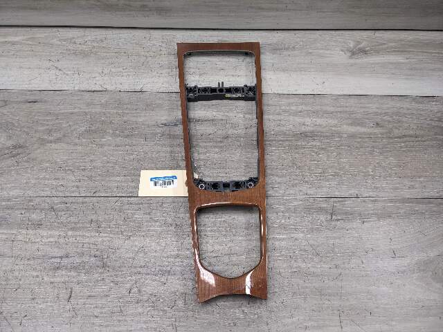 10-16 OEM Porsche Panamera Front Center Console Bezel Trim Wood