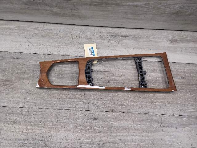 10-16 OEM Porsche Panamera Front Center Console Bezel Trim Wood