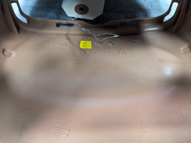 10-16 OEM Porsche Panamera Steering Column Trim Housing Cover Panel Beige