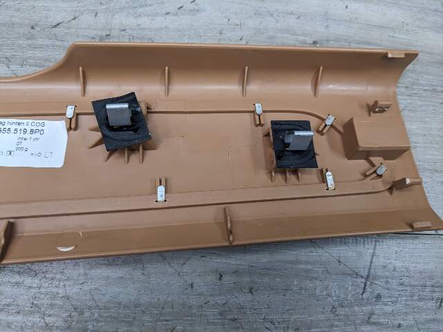 10-16 OEM Porsche Panamera Rear Left Door Sill Trim Beige