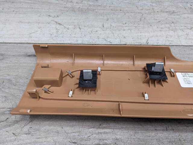 10-16 OEM Porsche Panamera Rear Right Door Sill Trim Beige