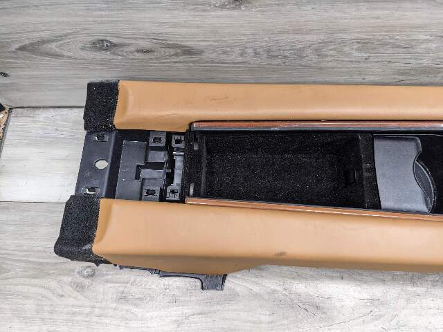 10-16 OEM Porsche Panamera Rear Center Console Assembly Beige