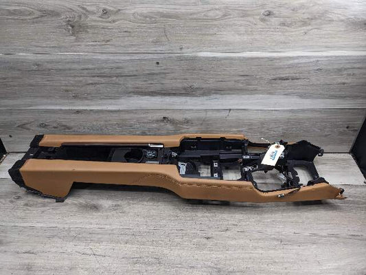 10-16 OEM Porsche Panamera Rear Center Console Assembly Beige