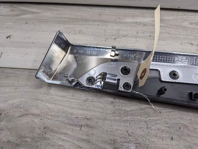 10-16 OEM Porsche Panamera Front Driver Side Inner Door Panel Wood Trim Molding