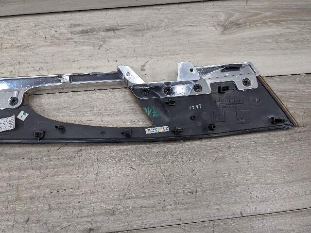10-16 OEM Porsche Panamera Front Driver Side Inner Door Panel Wood Trim Molding