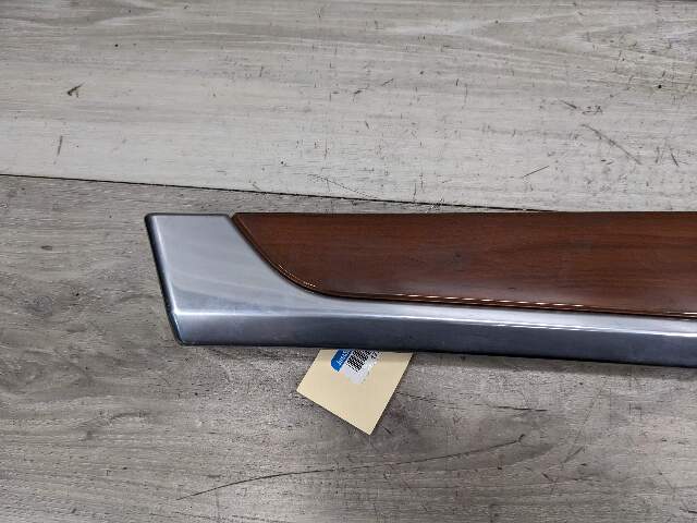 10-16 OEM Porsche Panamera Front Driver Side Inner Door Panel Wood Trim Molding