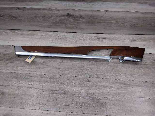 10-16 OEM Porsche Panamera Front Driver Side Inner Door Panel Wood Trim Molding