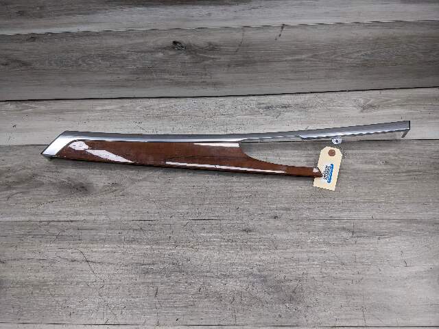 10-16 OEM Porsche Panamera Rear Right Passenger Side Inner Door Panel Wood Trim