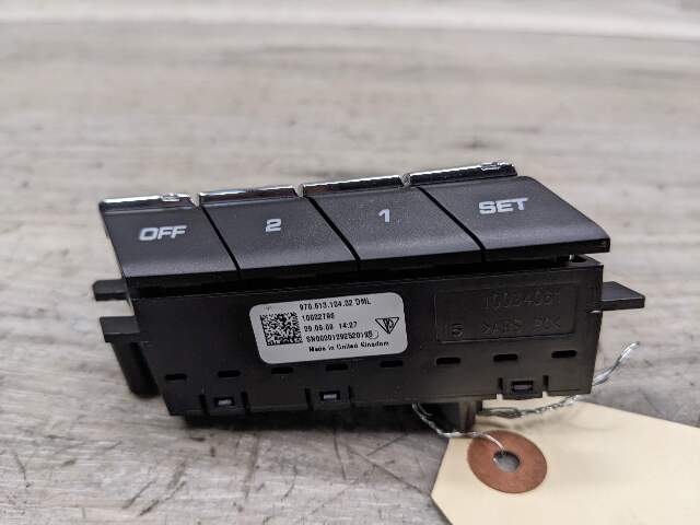 10-16 OEM Porsche Panamera Right Passenger Seat Adjustment Switch Button Panel