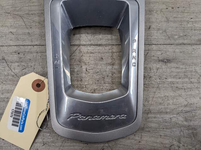 10-16 OEM Porsche Panamera Center Console Gear Shifter Bezel Trim