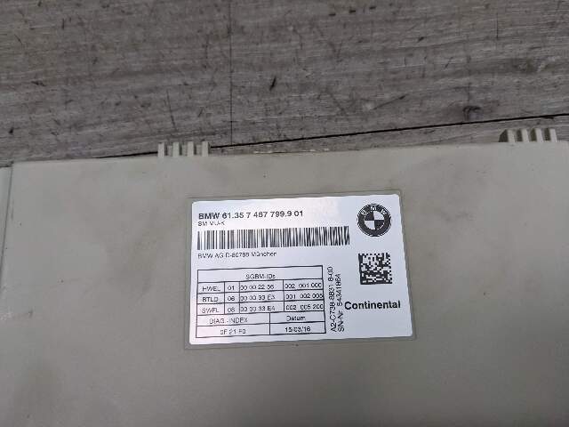 16-19 OEM BMW G12 G11 740 750 Seat Control Memory Module