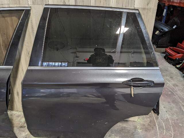 14-18 OEM BMW F15 F85 X5 M REAR LEFT Driver Side Door Shell Panel Blue