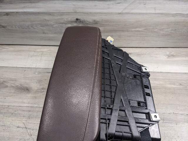 12-19 OEM BMW F15 F16 F85 F86 X5 X6 M Front Center Console Arm Rest Leather