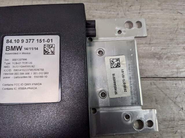 12-17 OEM BMW F82 F30 F32 F36 F15 M3 M4 M5 M6 X5 Telematics Control Unit Module