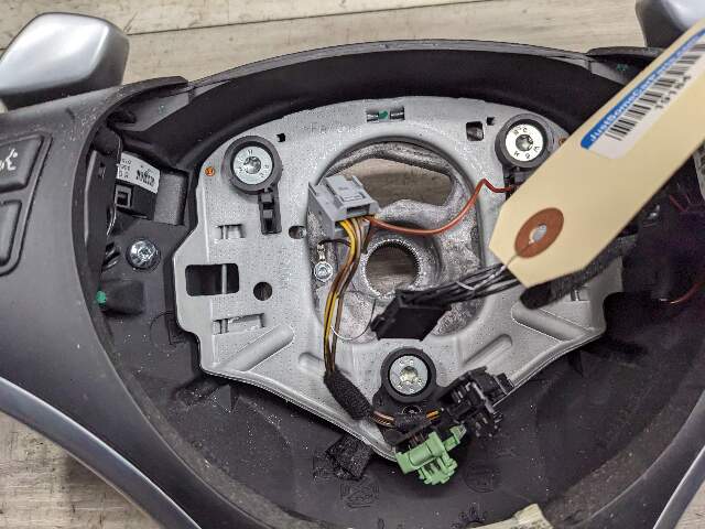 09-15 OEM BMW E82 E90 E93 E84 X1 Steering Wheel Black LEATHER w/Shifters