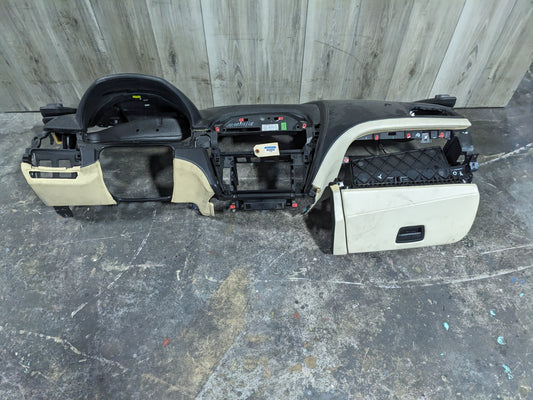 OEM BMW F06 F12 F13 M6 Dashboard Dash Instrument Panel HUD Stich Black Leather*