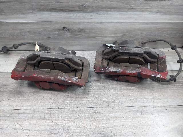 10-18 OEM BMW F07 F10 F12 F13 F01 F02 Front Left Right Brake Caliper Pair RED