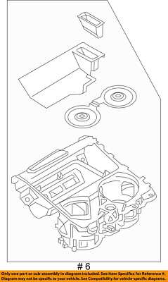 OEM BMW G01 G02 F97 F98 Central Console Cup Holder Storage Tray Trim Cover